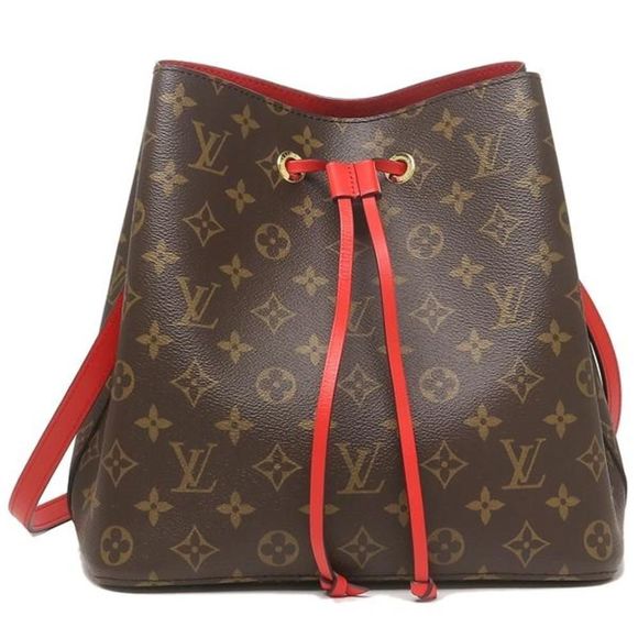 Louis Vuitton Shoulder Bag Neonoe Monogram Red - Picture 5 of 8
